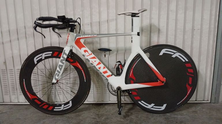 Gebrauchtes Giant Trinity Composite 1 2014 Frameset 2014 Road & Gravel, Weiß — Bild 2 von 4