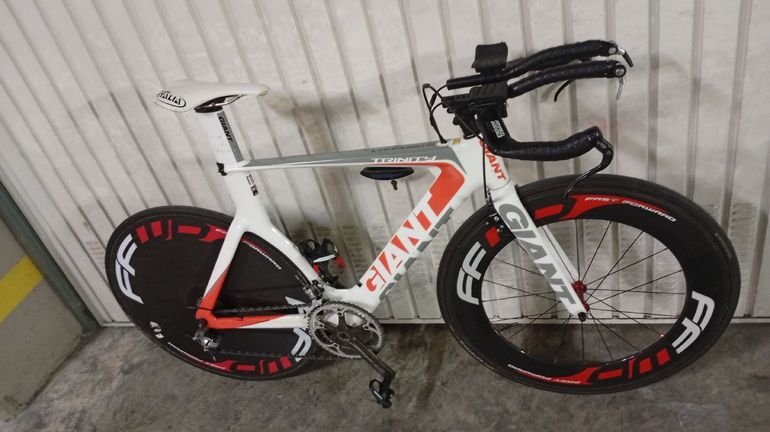 Gebrauchtes Giant Trinity Composite 1 2014 Frameset 2014 Road & Gravel, Weiß — Bild 3 von 4