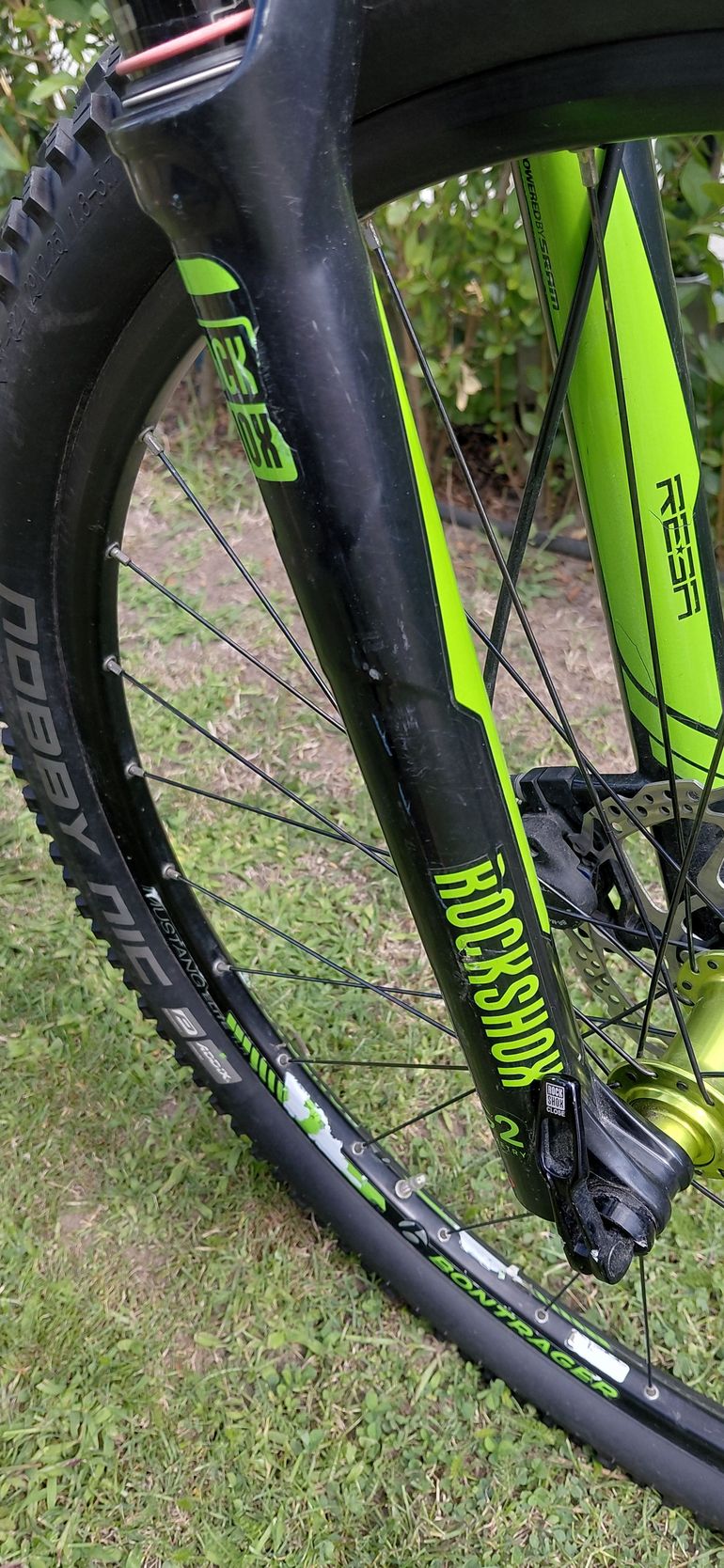 Used Trek Superfly SRAM X9 2015 Mountainbike, Green — image 4 of 12