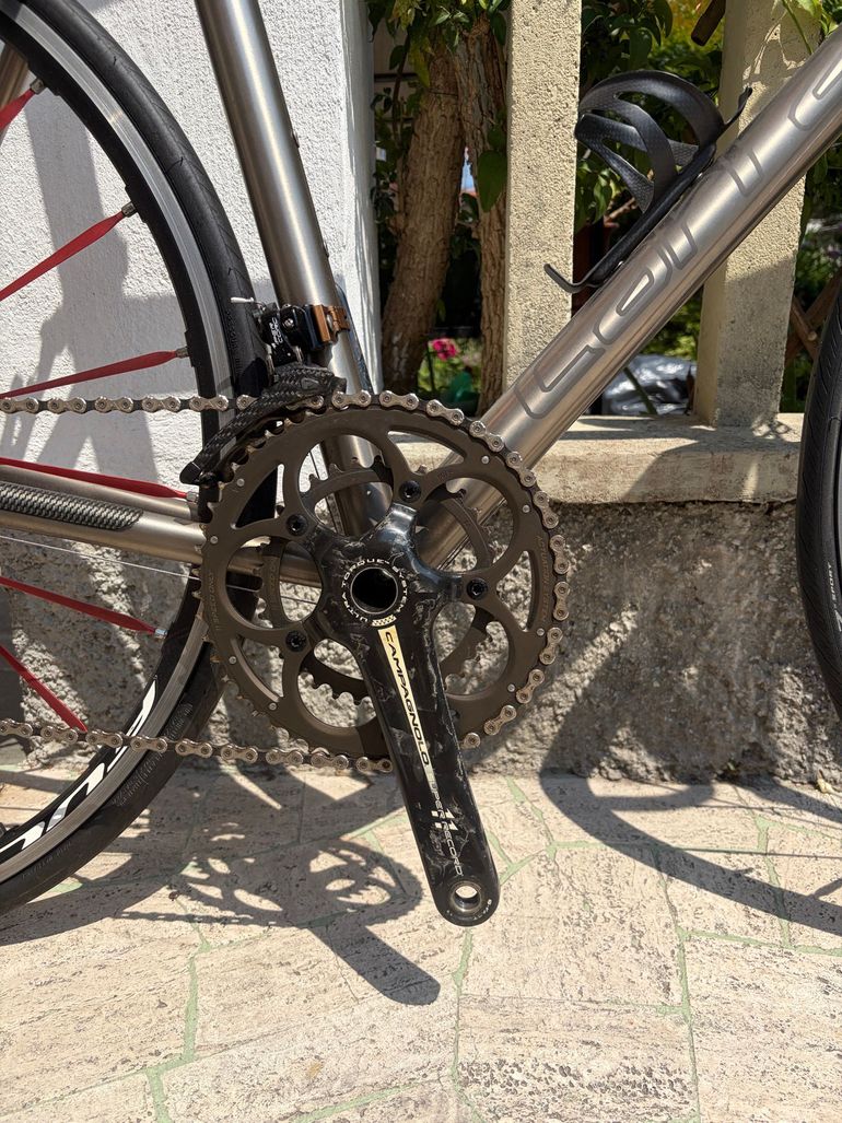Used Carraro Custom Campagnolo Super Record 2009 Road & Gravel, Light Gray — image 3 of 15