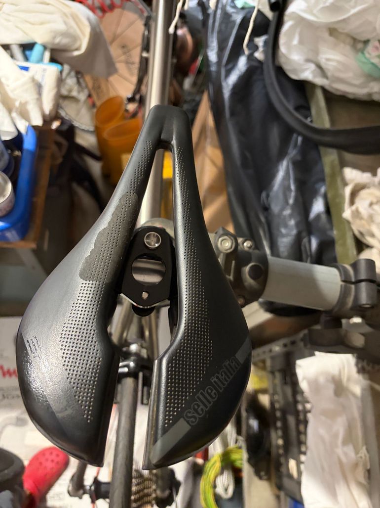 Used Carraro Custom Campagnolo Super Record 2009 Road & Gravel, Light Gray — image 10 of 15