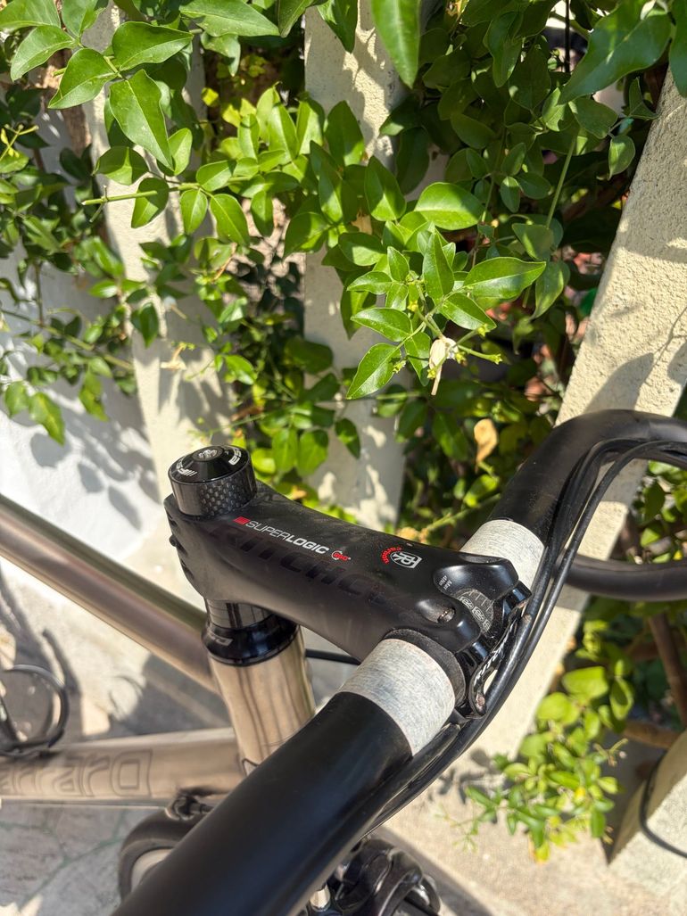 Used Carraro Custom Campagnolo Super Record 2009 Road & Gravel, Light Gray — image 7 of 15