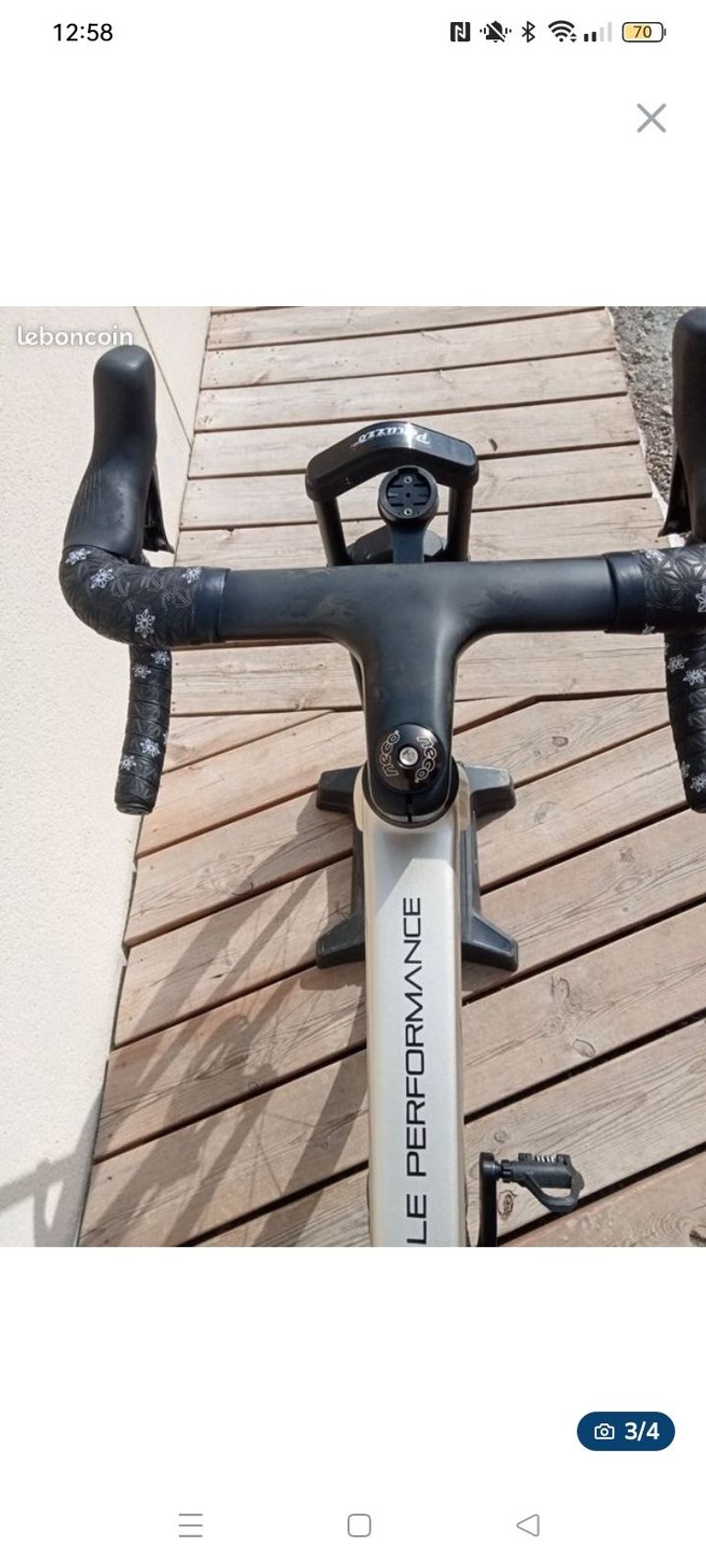 Used Adris Custom Shimano 105 Di2 2024 Road & Gravel, Light Gray — image 4 of 4