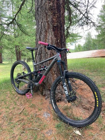 Used Specialized Status 160 2021 2021 Mountainbike, Light Gray, 29, 27.5 — image 2 of 5