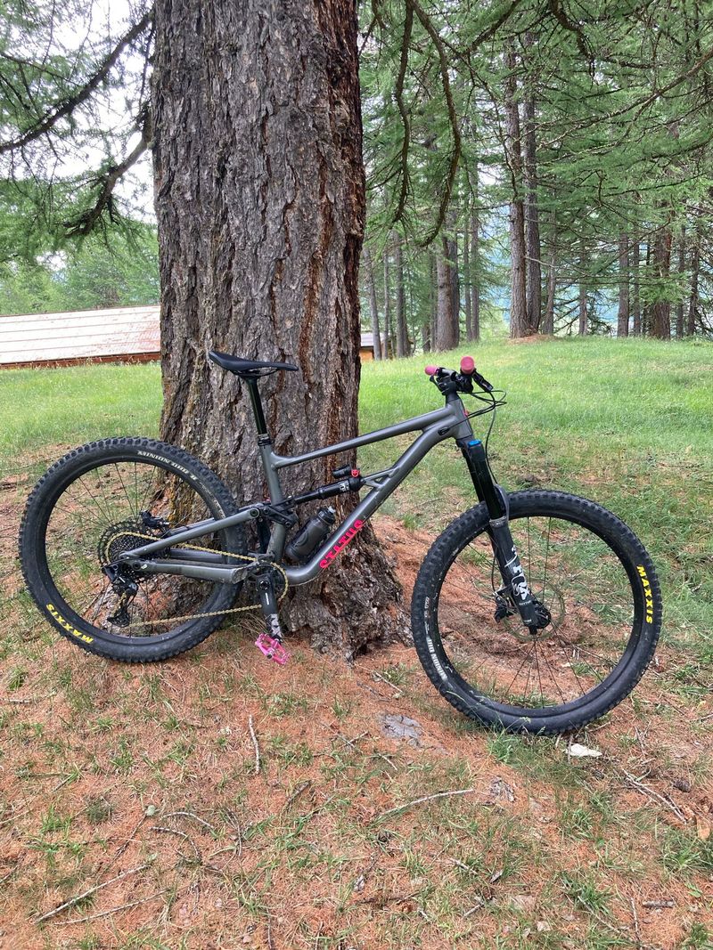 Used Specialized Status 160 2021 2021 Mountainbike, Light Gray, 29, 27.5 — image 1 of 5