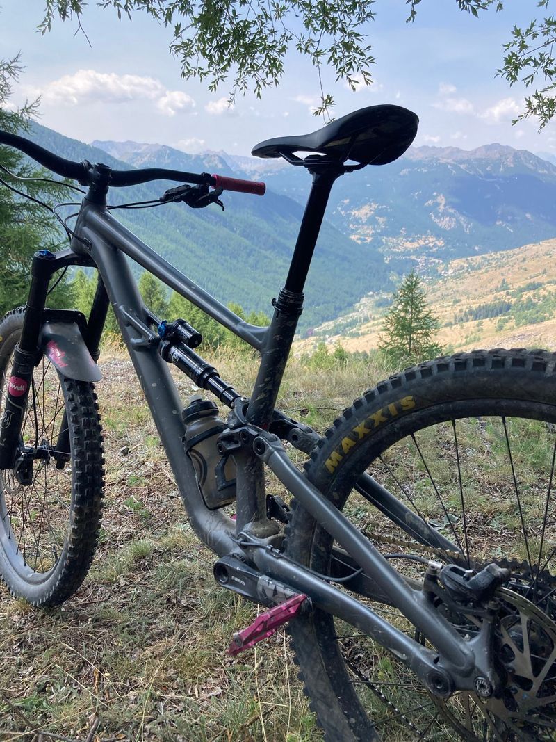 Used Specialized Status 160 2021 2021 Mountainbike, Light Gray, 29, 27.5 — image 5 of 5