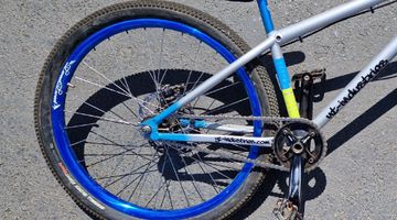 Gebrauchtes YT Custom Single Speed / Fixed Gear 2015 Mountainbike, Hellgrau — Bild 3 von 5