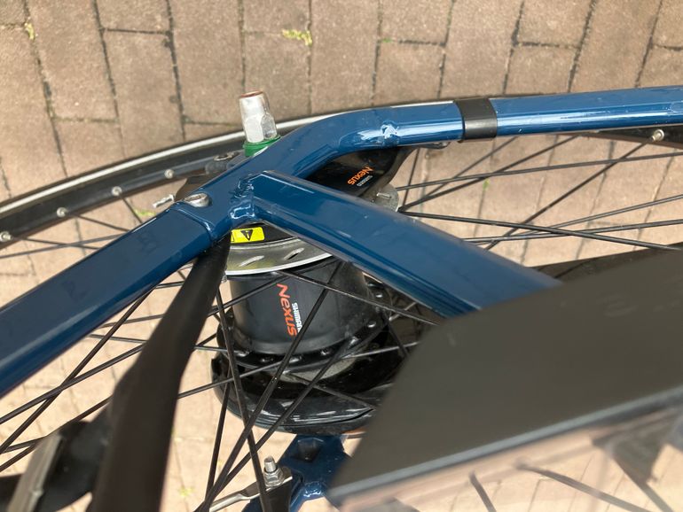 Gebrauchtes Gazelle Orange C7+ Low-Step 2025 2025 Urban, Blau — Bild 14 von 19