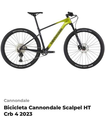 Used Cannondale HT CARBON 2023 Mountainbike, Green — image 8 of 10