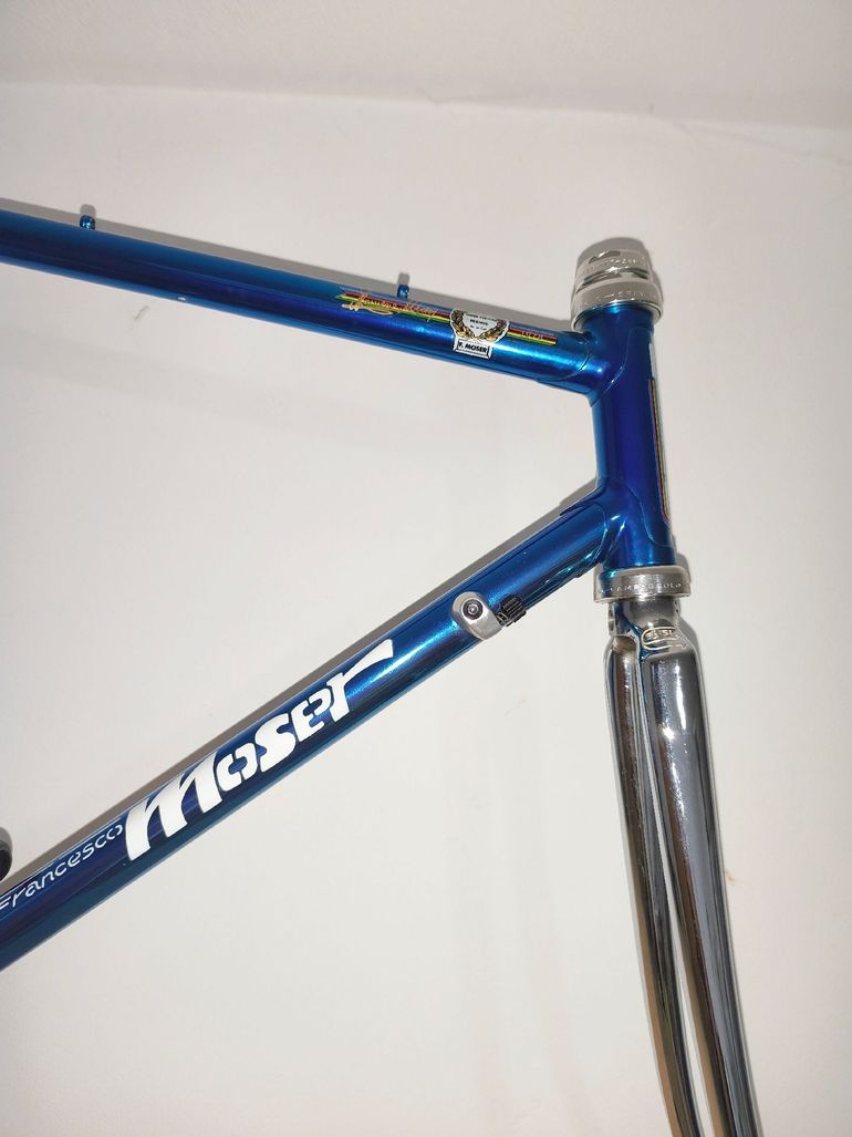 Brugt Francesco moser cromovelato Custom Frameset 1993 Road & Gravel — billede 16 af 18
