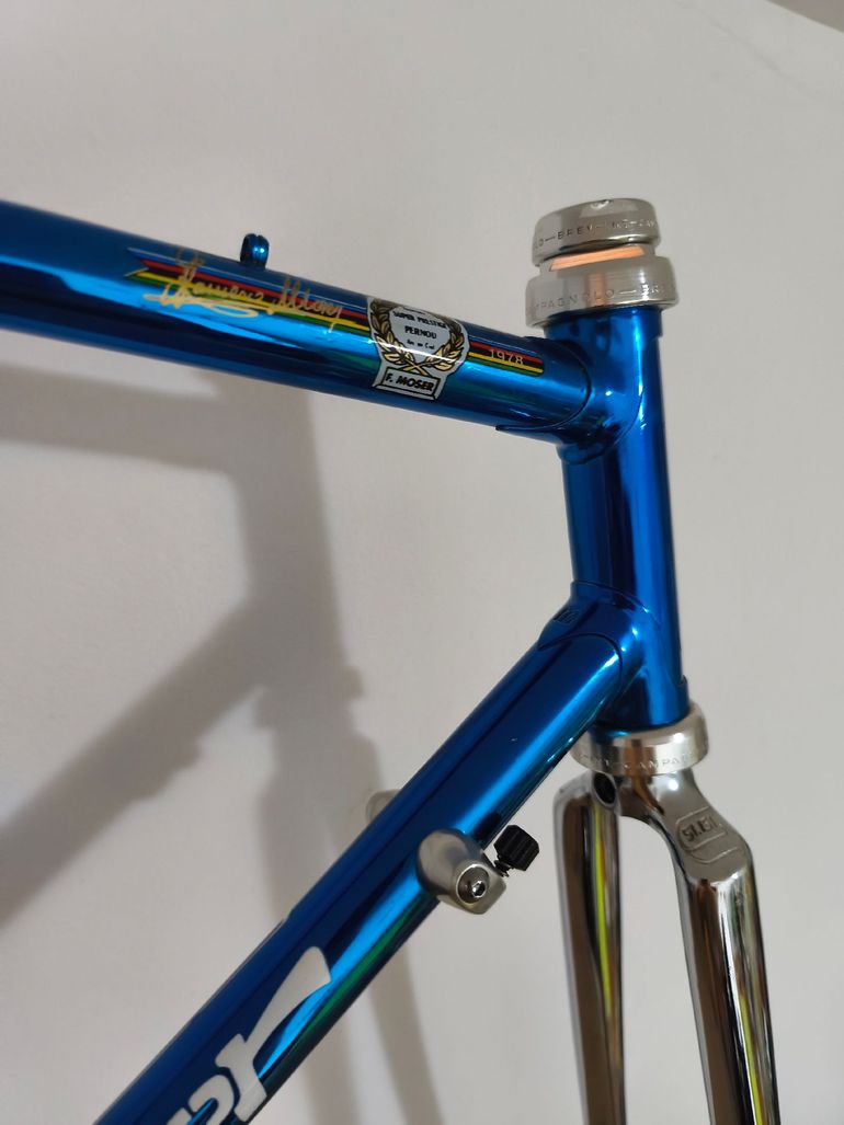 Brugt Francesco moser cromovelato Custom Frameset 1993 Road & Gravel — billede 14 af 18