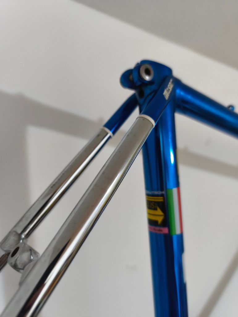 Brugt Francesco moser cromovelato Custom Frameset 1993 Road & Gravel — billede 13 af 18