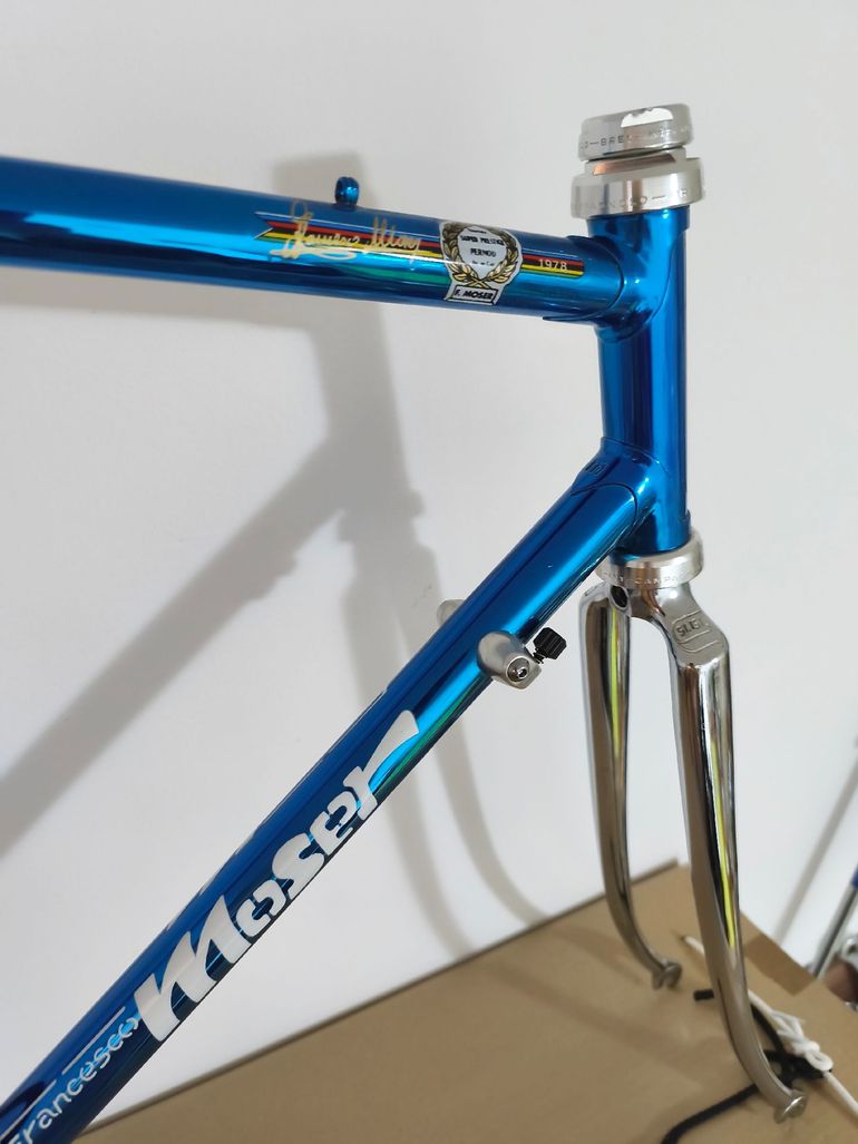 Brugt Francesco moser cromovelato Custom Frameset 1993 Road & Gravel — billede 4 af 18