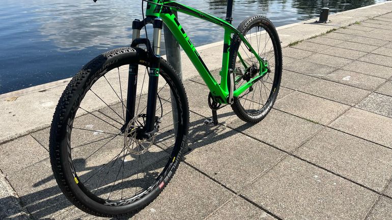Gebrauchtes CUBE Reaction Shimano Dura Ace 2021 Mountainbike, Grün — Bild 2 von 8