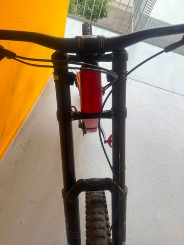 Used YT Industries Tues CF Pro 2018 Frameset 2018 Mountainbike, Red, 27.5 — image 9 of 12