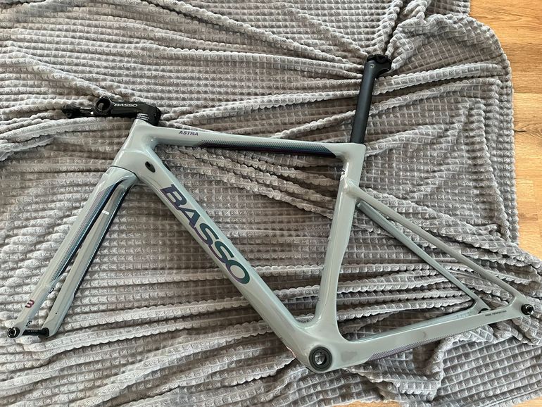 Used Basso Astra Frameset 2022 Road & Gravel, Light Gray — image 5 of 10