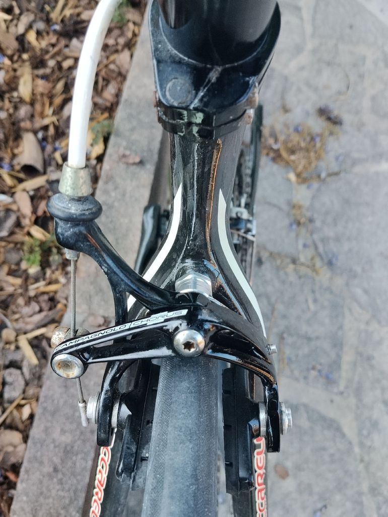 Gebrauchtes Saccarelli Custom Campagnolo Chorus 2018 Road & Gravel, Schwarz — Bild 3 von 9