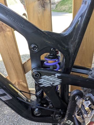 Used Propain SPINDRIFT 4 CF Performance 2024 2024 Mountainbike, Black, 27.5 — image 6 of 11