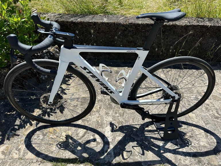 Used Stevens Arcalis SRAM Rival eTap AXS 2024 Road & Gravel, White — image 6 of 12