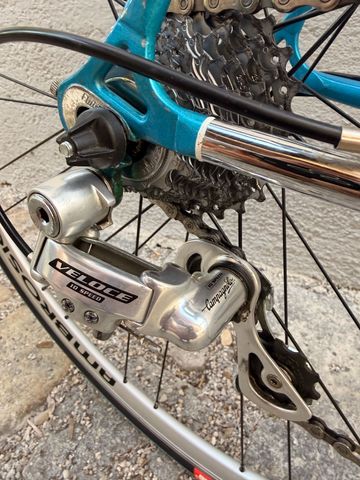 Used Francesco Moser Custom Campagnolo Veloce 1978 Road & Gravel, Blue — image 3 of 25