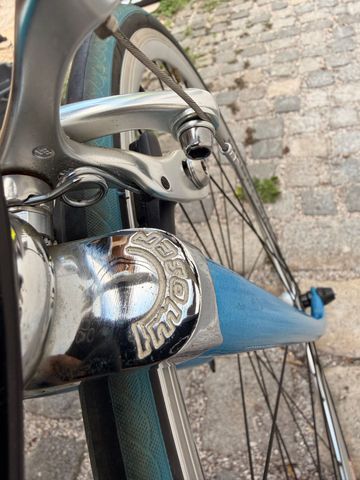 Used Francesco Moser Custom Campagnolo Veloce 1978 Road & Gravel, Blue — image 9 of 25
