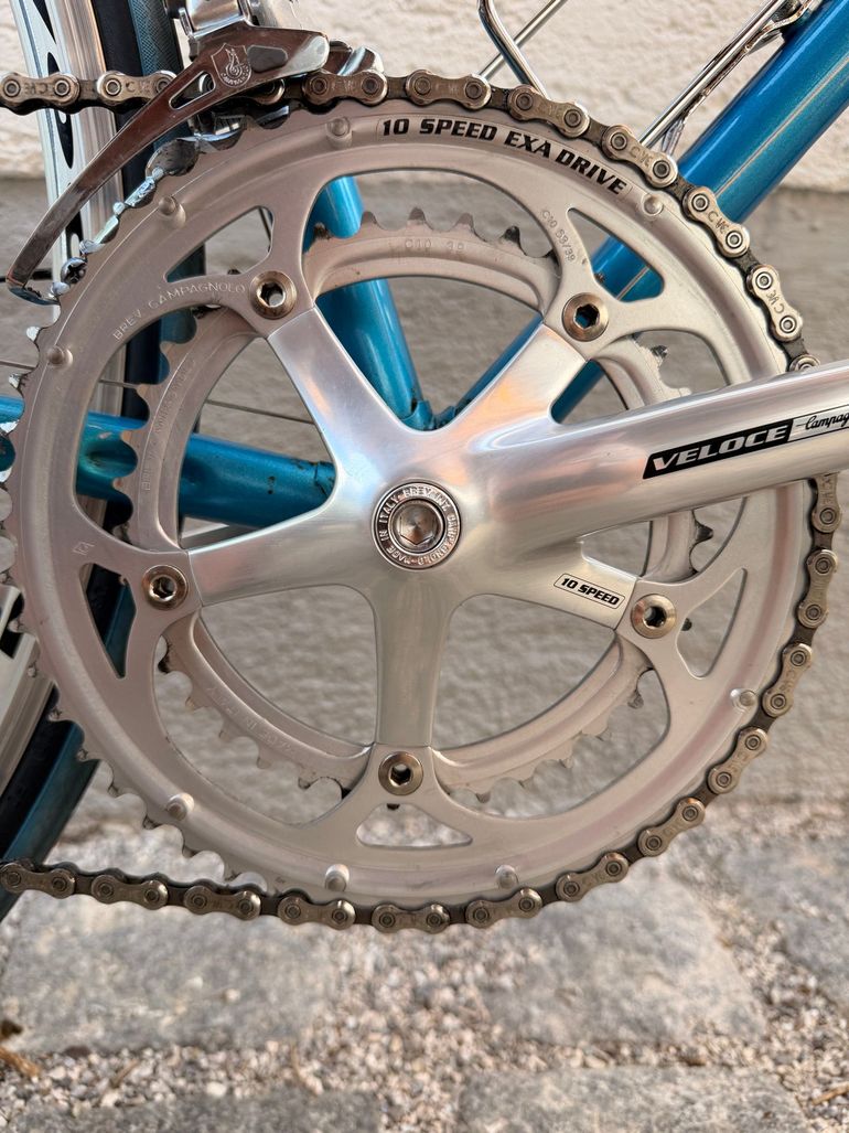 Gebrauchtes Francesco Moser Custom Campagnolo Veloce 1978 Road & Gravel, Blau — Bild 14 von 25