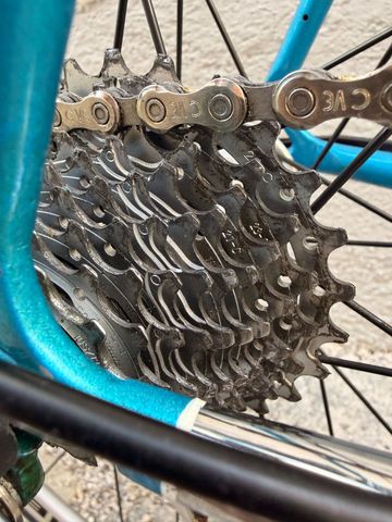 Used Francesco Moser Custom Campagnolo Veloce 1978 Road & Gravel, Blue — image 13 of 25