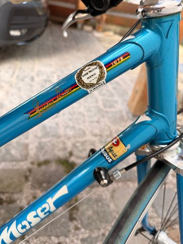 Used Francesco Moser Custom Campagnolo Veloce 1978 Road & Gravel, Blue — image 8 of 25