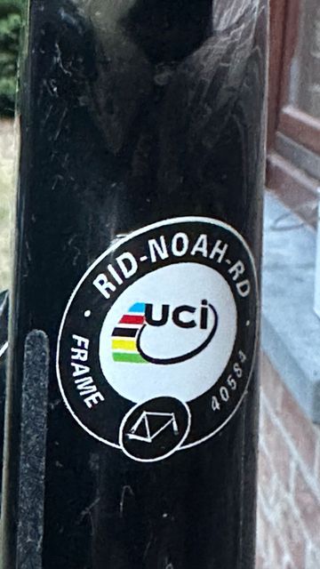 Used Ridley Noah POTENZA 2017 Frameset 2017 Road & Gravel, Black — image 7 of 8