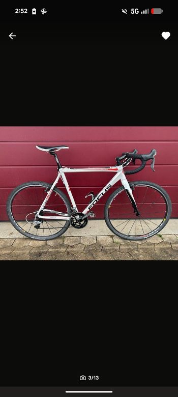 Focus Mares AX 1 Custom Shimano 105 2011 Road & Gravel usato, Bianco — immagine 8 di 8