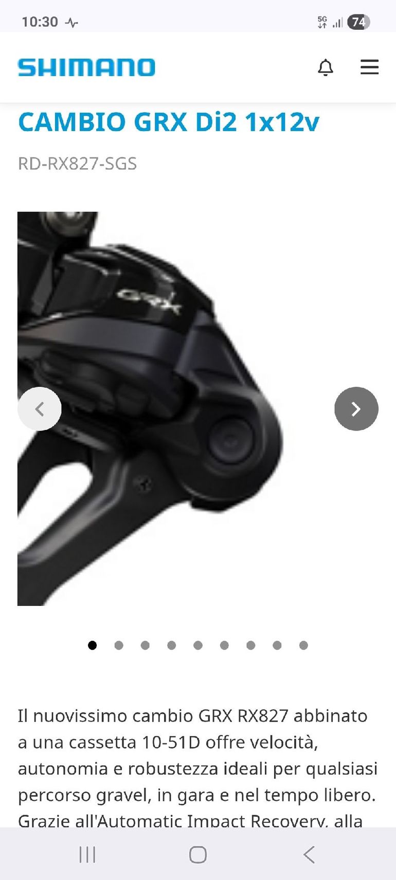 Gebrauchtes Brixia Custom Shimano GRX 2022 Road & Gravel, Grün — Bild 7 von 9