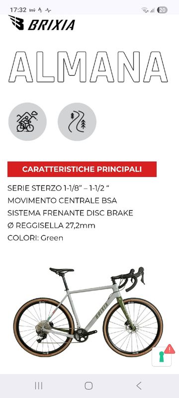 Used Brixia Custom Shimano GRX 2022 Road & Gravel