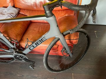 Used CUBE AGREE C:62, PRO 2022 2022 Road & Gravel, Light Gray — image 2 of 3