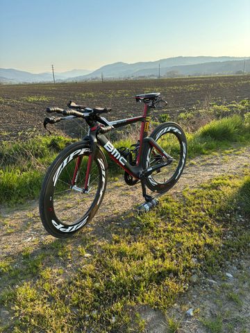 Gebrauchtes BMC Timemachine SRAM Red eTap AXS 2018 Road & Gravel, Schwarz — Bild 6 von 8