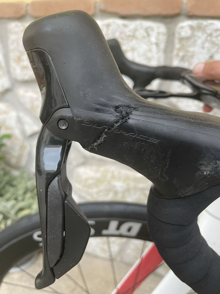 Factor Ostro Shimano Dura Ace Di2 2022 Road & Gravel usato, Grigio chiaro — immagine 25 di 25