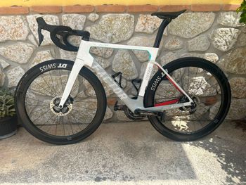 Factor Ostro Shimano Dura Ace Di2 2022 Road & Gravel usato, Grigio chiaro — immagine 11 di 17