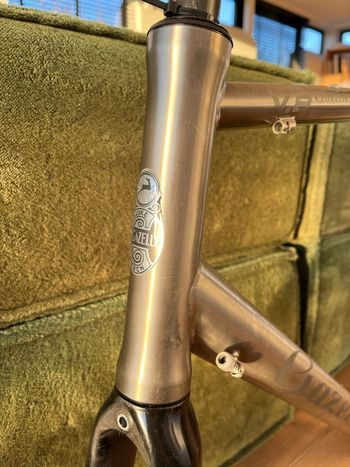 Gazelle Custom Frameset 2016 Road & Gravel de segunda mano, Gris claro — imagen 3 de 11