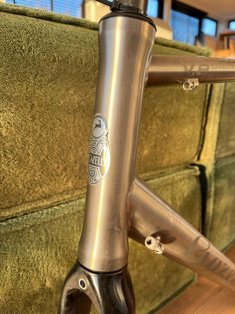 Gazelle Custom Frameset 2016 Road & Gravel de segunda mano, Gris claro — imagen 3 de 11