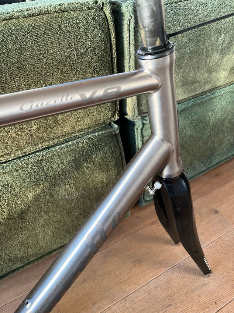 Gazelle Custom Frameset 2016 Road & Gravel de segunda mano, Gris claro — imagen 6 de 11