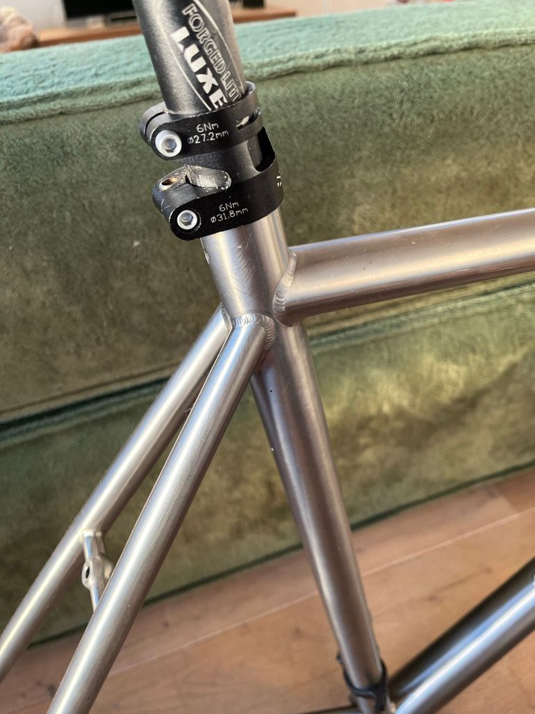 Gazelle Custom Frameset 2016 Road & Gravel de segunda mano, Gris claro — imagen 7 de 11