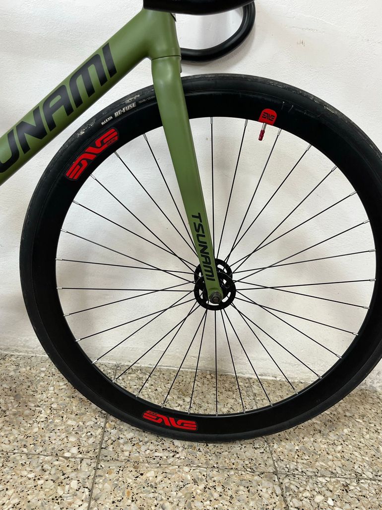 Gebrauchtes Tsunami Custom Shimano 105 2022 Road & Gravel, Grün — Bild 6 von 9