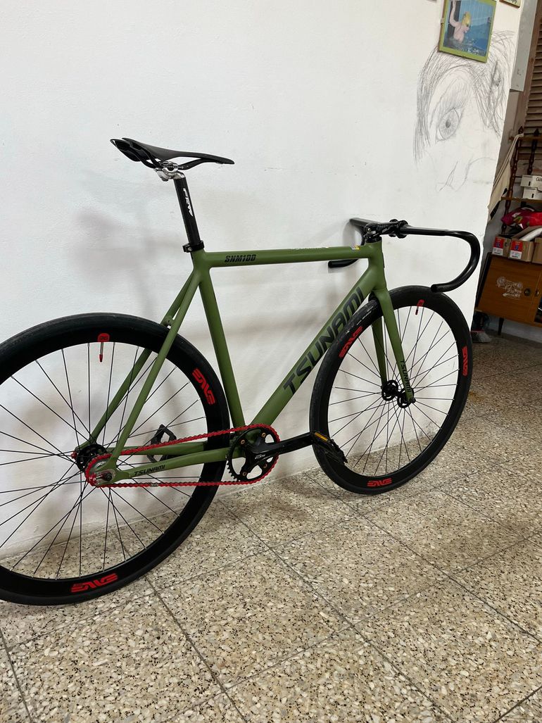 Gebrauchtes Tsunami Custom Shimano 105 2022 Road & Gravel, Grün — Bild 2 von 9