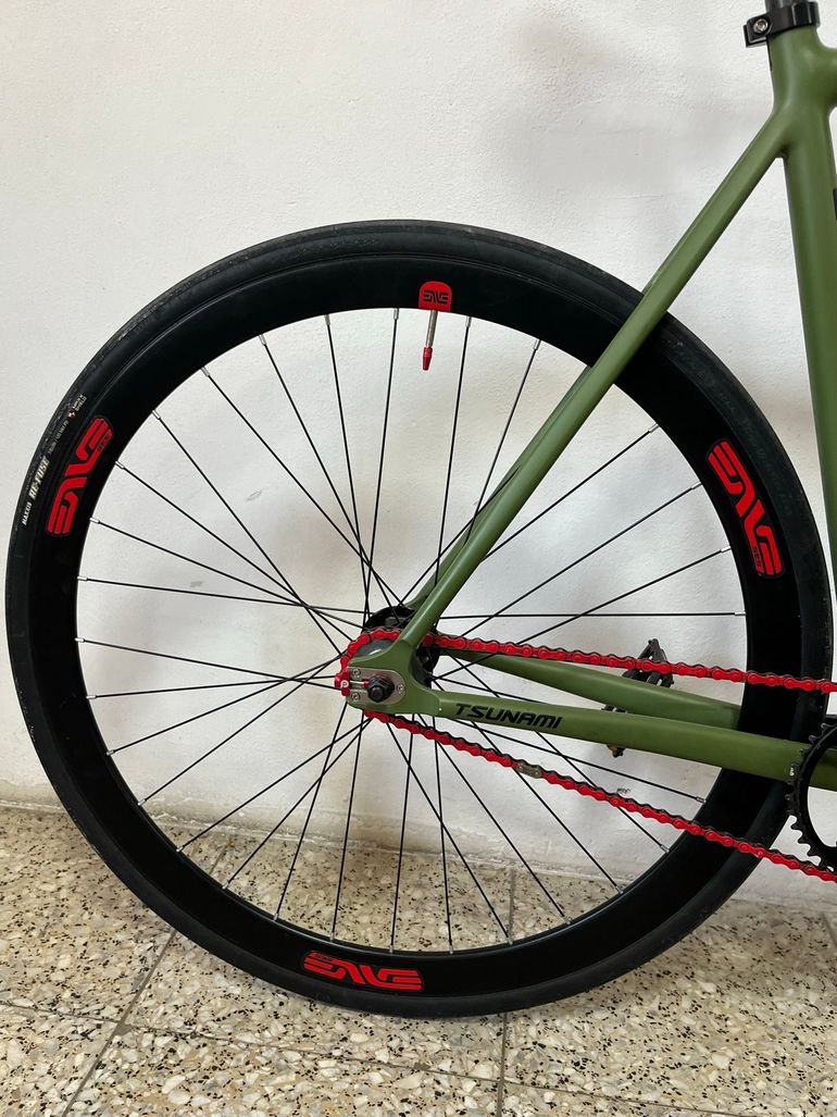 Gebrauchtes Tsunami Custom Shimano 105 2022 Road & Gravel, Grün — Bild 7 von 9