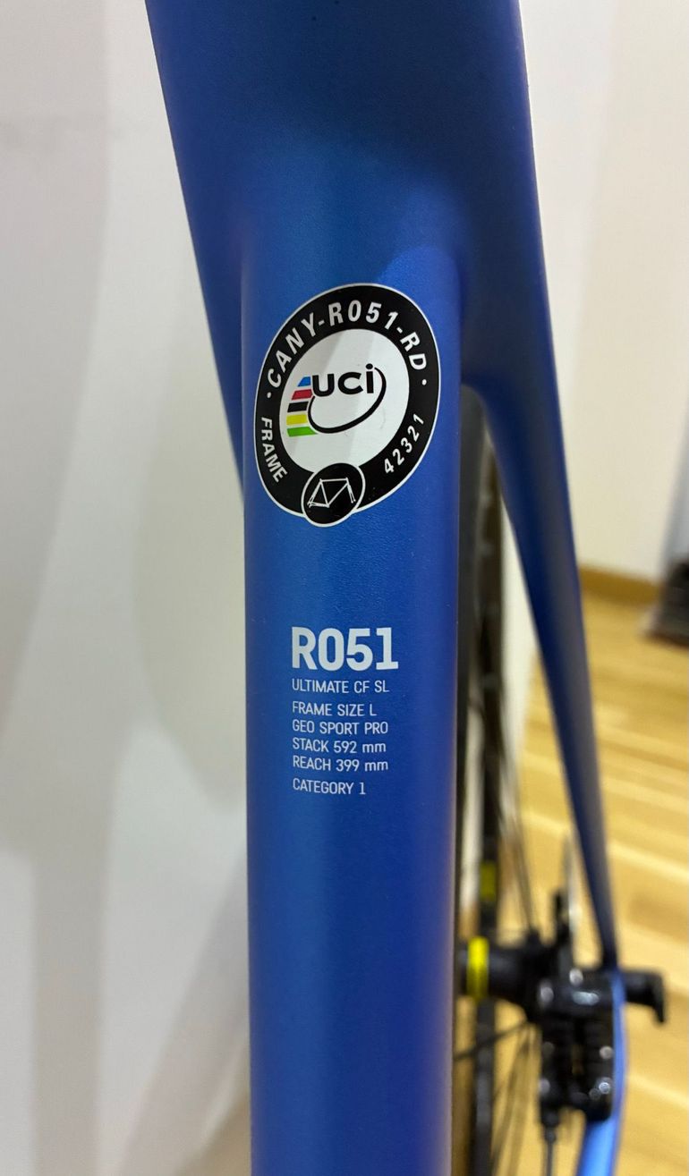 Brugt Canyon Ultimate CF SL Disc 8.0 Di2 2019 2019 Road & Gravel — billede 4 af 12