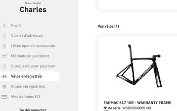 Used Specialized Tarmac SL7 Frameset 2023 Frameset 2023 Road & Gravel, Black — image 2 of 4