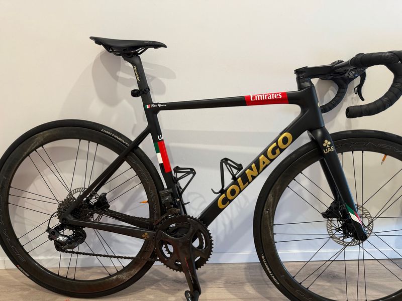 Tweedehands Colnago V3-RS Disc Limited Edition Tour de France Bike 2021 Frameset 2021 Road & Gravel
