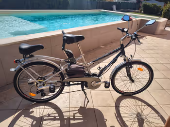 Tweedehands Tandem Microbike 26 elettrico Due Urban & Touring