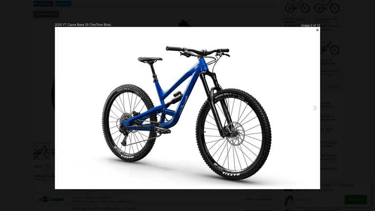 Używany YT Industries CAPRA Base 29 2020 2020 Mountainbike — zdjęcie 3 z 3