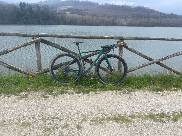 Carbonda 696 Custom Build 2023 Road & Gravel usato, Verde — immagine 7 di 12