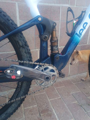 Used Lee Cougan Custom SRAM GX Eagle AXS 2023 Mountainbike, Blue — image 6 of 7